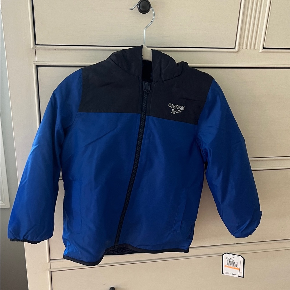 OshKosh B'gosh Blue and Black Puffer Jacket